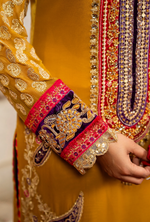 Festive Edit 2026 Karma Collection JAHAN-ARA BLACK TURMERIC F-502