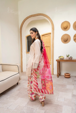 Farshi Shalwar Karma Collection IVORY ROSE KC-1503