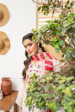 Farshi Shalwar Karma Collection IVORY ROSE KC-1503