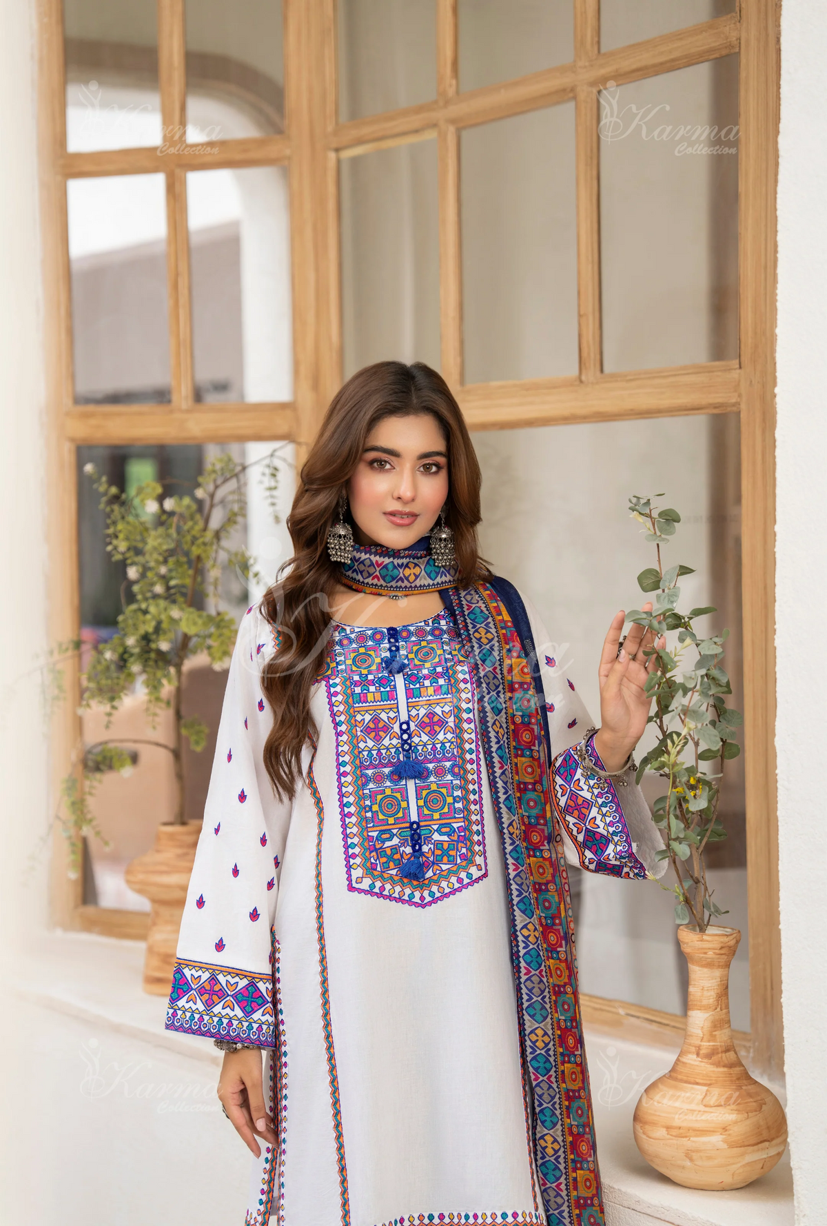 Farshi Shalwar Karma Collection COOL BLUE KC-1495