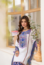 Farshi Shalwar Karma Collection COOL BLUE KC-1495
