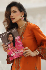 CHARIZMA SIGNATURE VOL 1 WINTER 2025-3-PC Stitched Peach Leather with Velvet CSW5-03