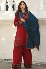 CHARIZMA SIGNATURE VOL 1 WINTER 2025-3-PC Stitched Peach Leather with Velvet CSW5-02