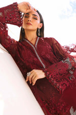 Maria B Stitched Embroidered Luxury Lawn 3 Piece Suit D-2607-A- Eid Collection