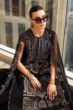 Maria B Stitched Embroidered Luxury Lawn 3 Piece Suit D-2608-B- Eid Collection