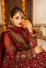 Festive Edit 2026 Karma Collection JAHAN-ARA CHERRY F-499