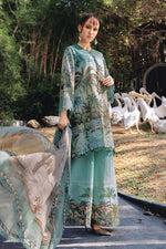 M Prints by Maria B Stitched Lawn 3 Piece Suit D-07 A - Summer Collection