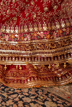 Festive Edit 2026 Karma Collection JAHAN-ARA CHERRY F-499