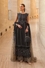 Maria B Stitched Embroidered Luxury Lawn 3 Piece Suit D-2602-B- Eid Collection