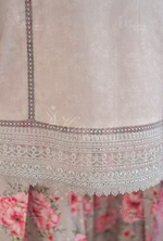 Winter Luxury 3 Piece Embroidered Mishaal Karma CollectionCLOUD SKU:KC-1539