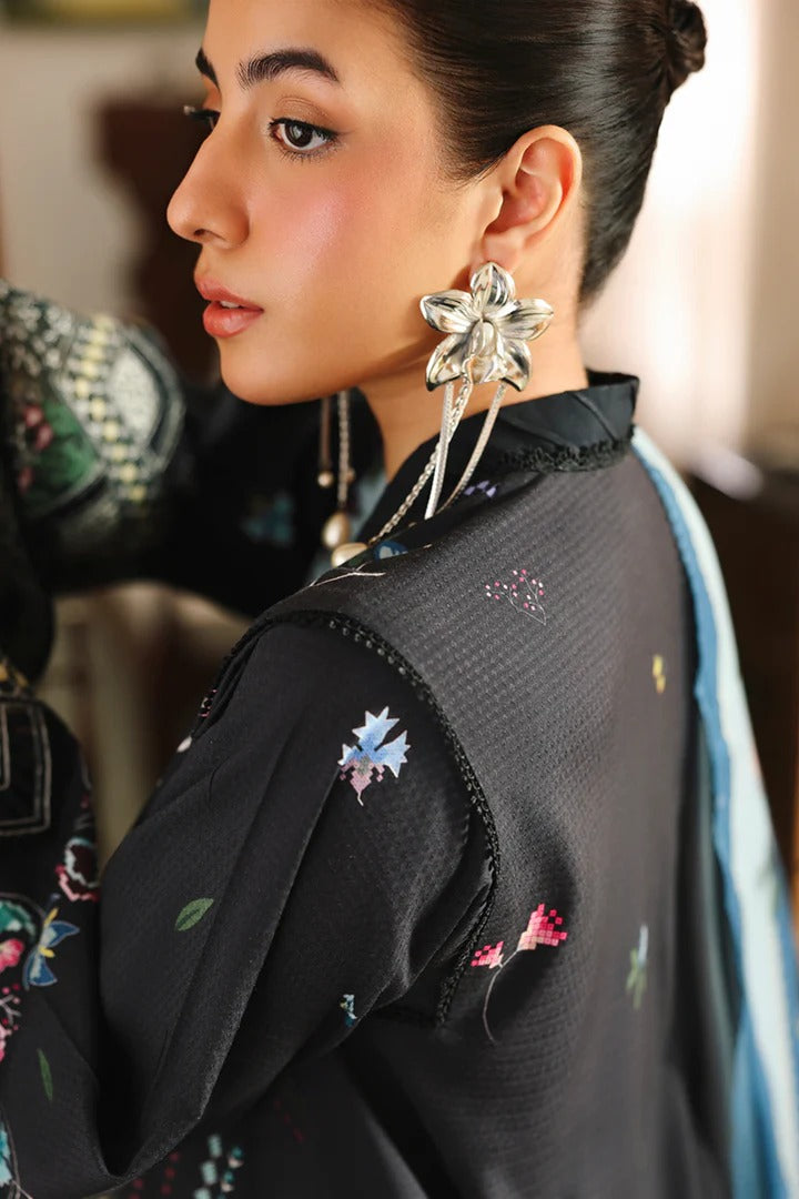 Qalamkar | QPrints Winter 25 | QW-06 (B) SKYE