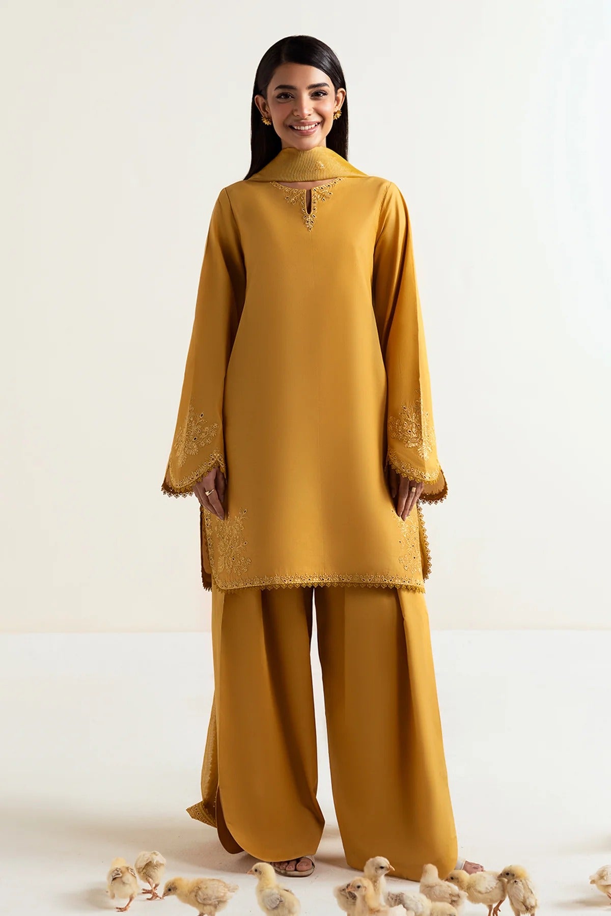 Afrozeh 10012-Honeydew Hues-Basic Pret' 2025