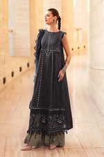 Maria B Stitched Embroidered Luxury Lawn 3 Piece Suit D-2602-B- Eid Collection