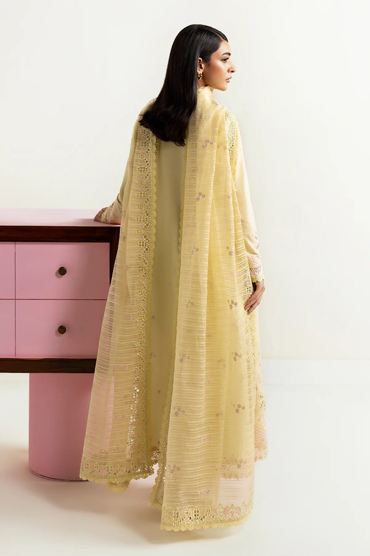 Afrozeh 10041-Lemon Lush-Basic Pret' 2025