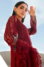 Maria B Stitched Embroidered Luxury Lawn 3 Piece Suit D-2607-A- Eid Collection