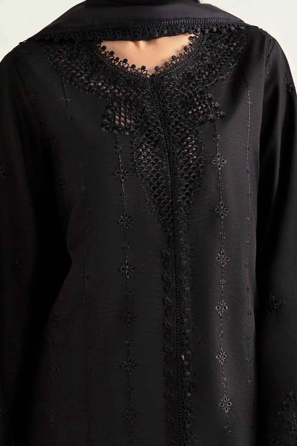 Afrozeh 10046-Charcoal Nior-Basic Pret' 2025