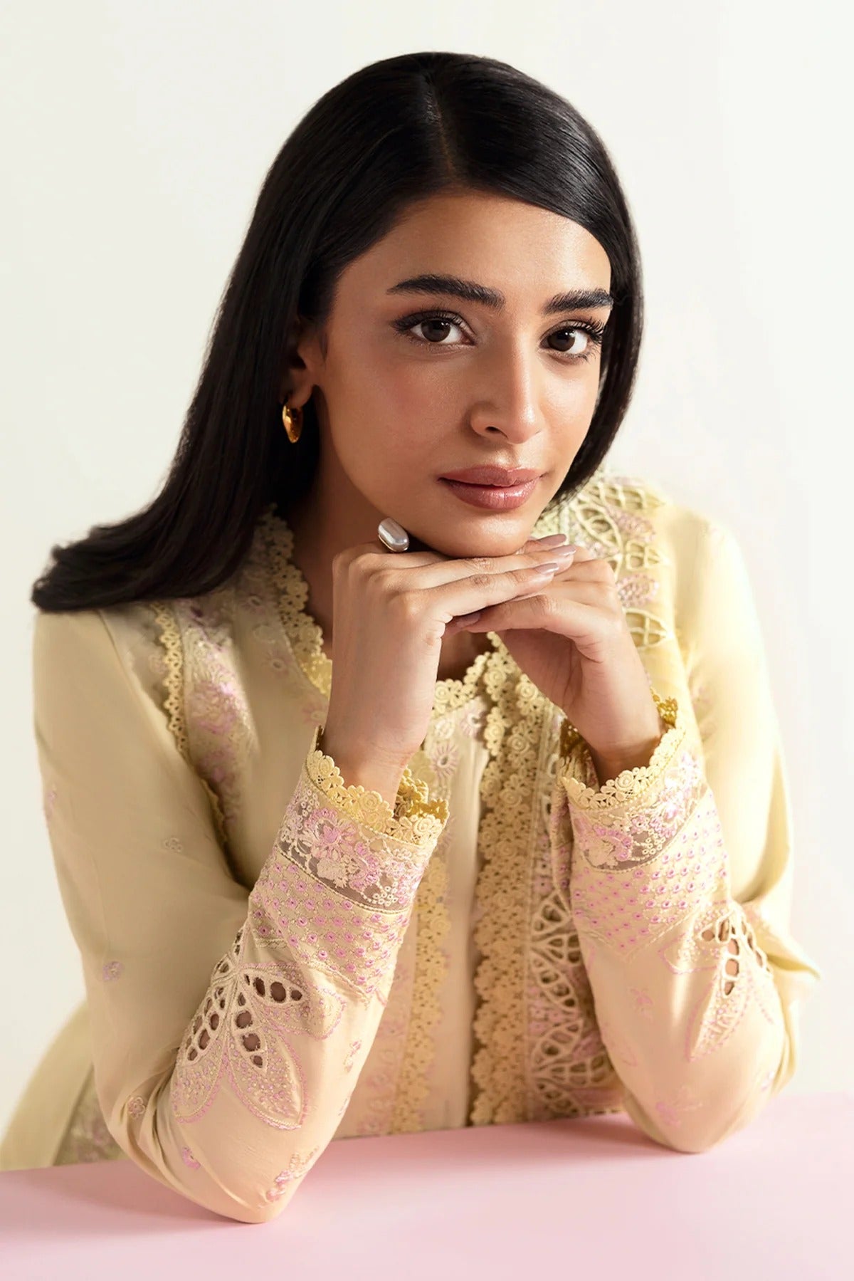 Afrozeh 10041-Lemon Lush-Basic Pret' 2025