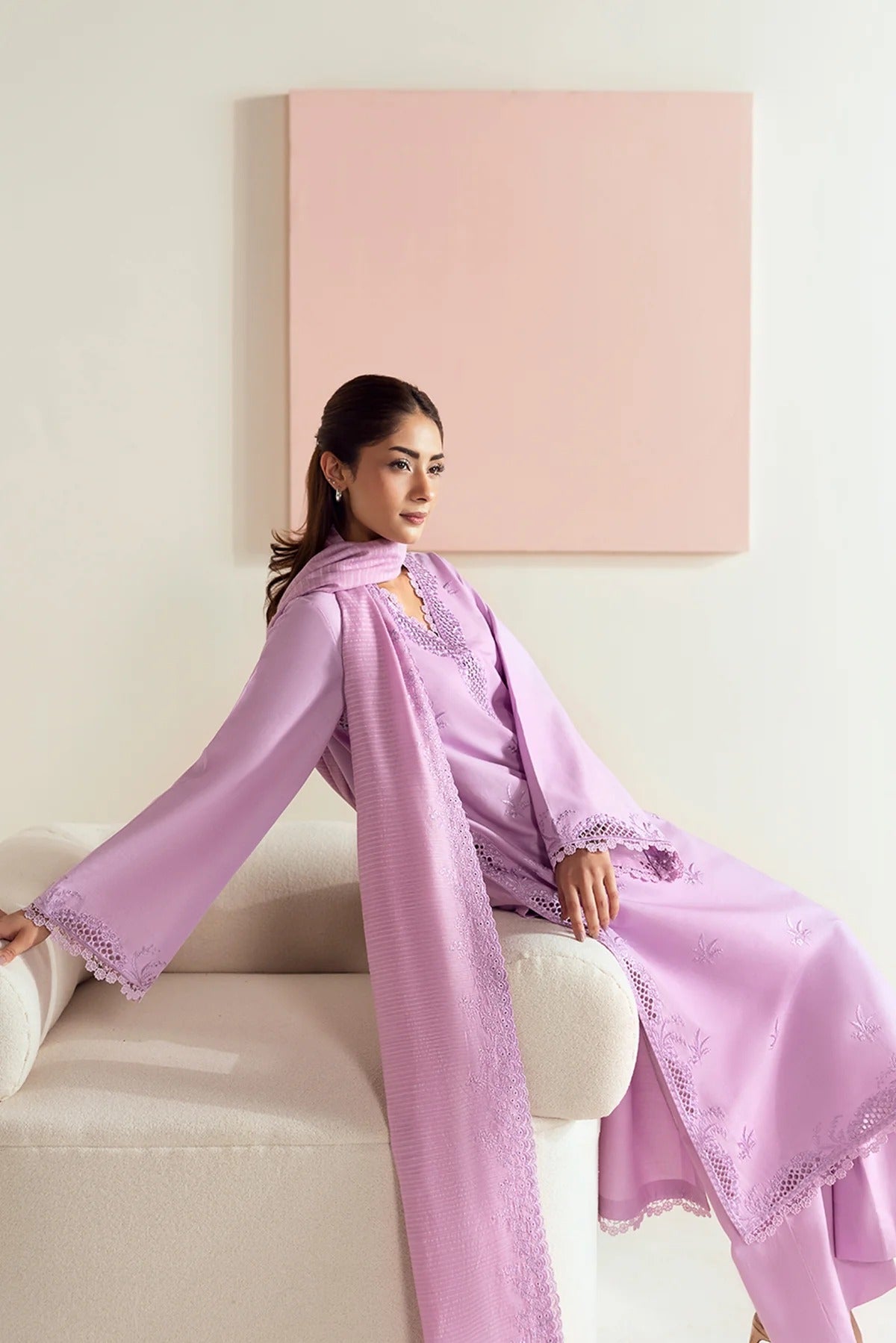 Afrozeh 10016-Rose Berry-Basic Pret' 2025