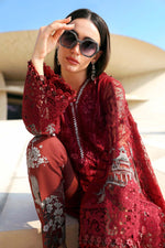 Maria B Stitched Embroidered Luxury Lawn 3 Piece Suit D-2607-A- Eid Collection