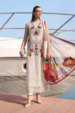 Maria B Stitched Embroidered Luxury Lawn 3 Piece Suit D-2610-A- Eid Collection