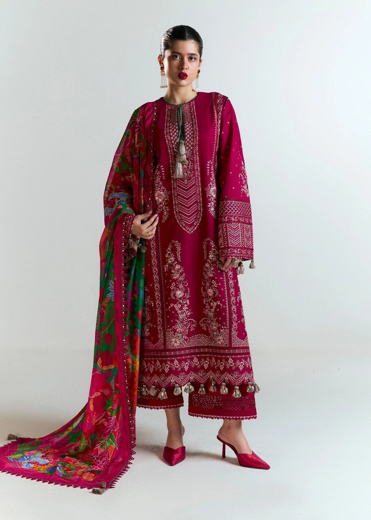 Hussain Rehar Nirmal SS 25 – Saaha -STITCHED