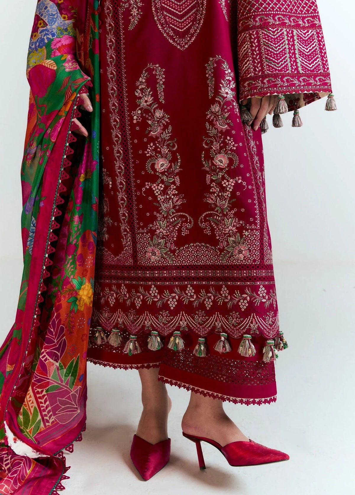 Hussain Rehar Nirmal SS 25 – Saaha -STITCHED