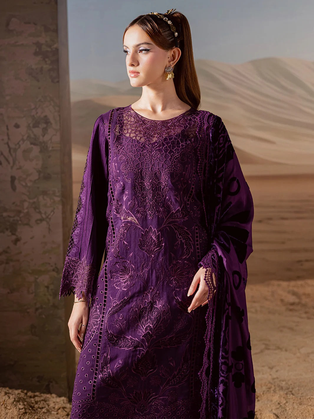 Amelia Luxury Winter '25 CK-010 | 3 PC Kotrai