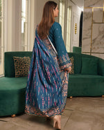 Munira Sitara Dhanak MSL 03 Navy Blue