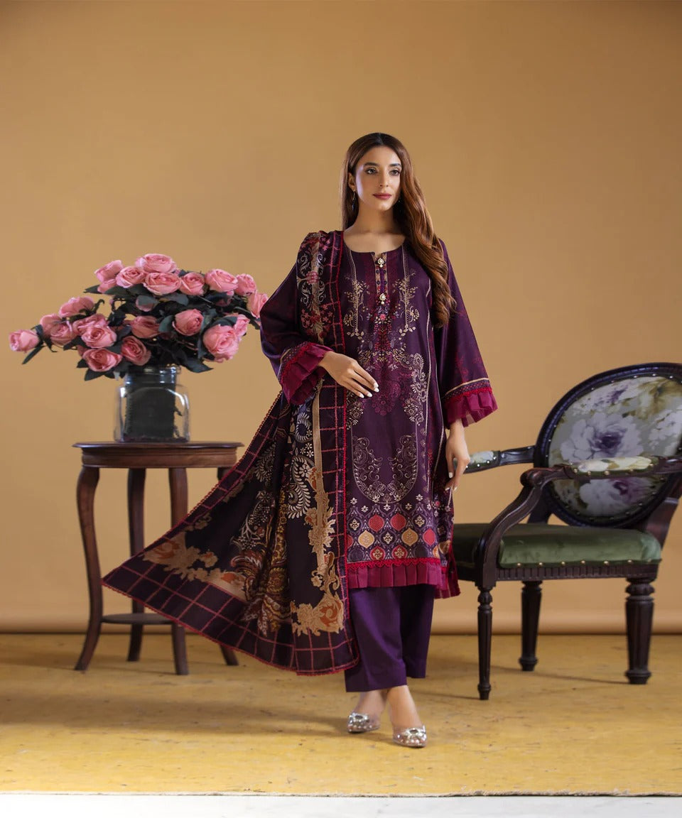3PC DHANAK Collection By Sitara 43