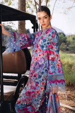M Prints by Maria B Stitched Lawn 3 Piece Suit D-02 B - Summer Collection