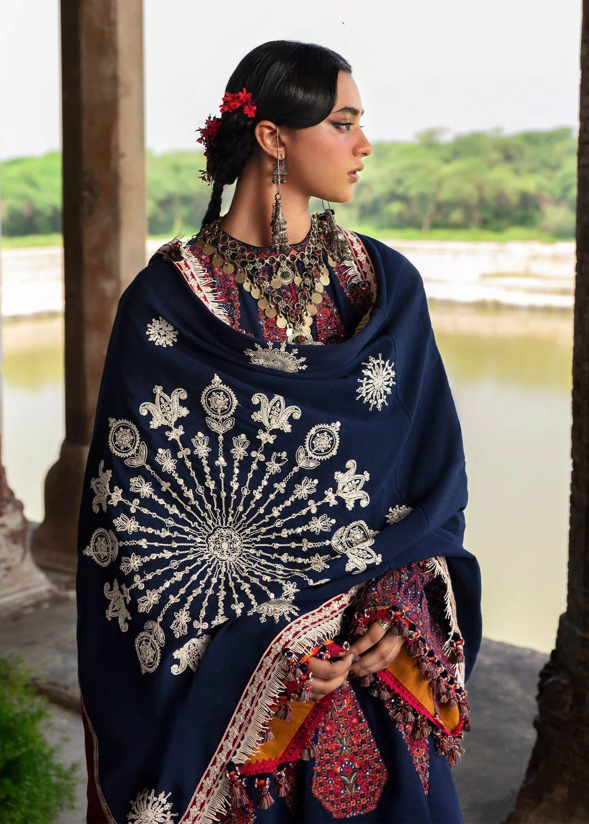 Hussain Rehar Stitched Karandi Winter Collection 2025 Gulbano