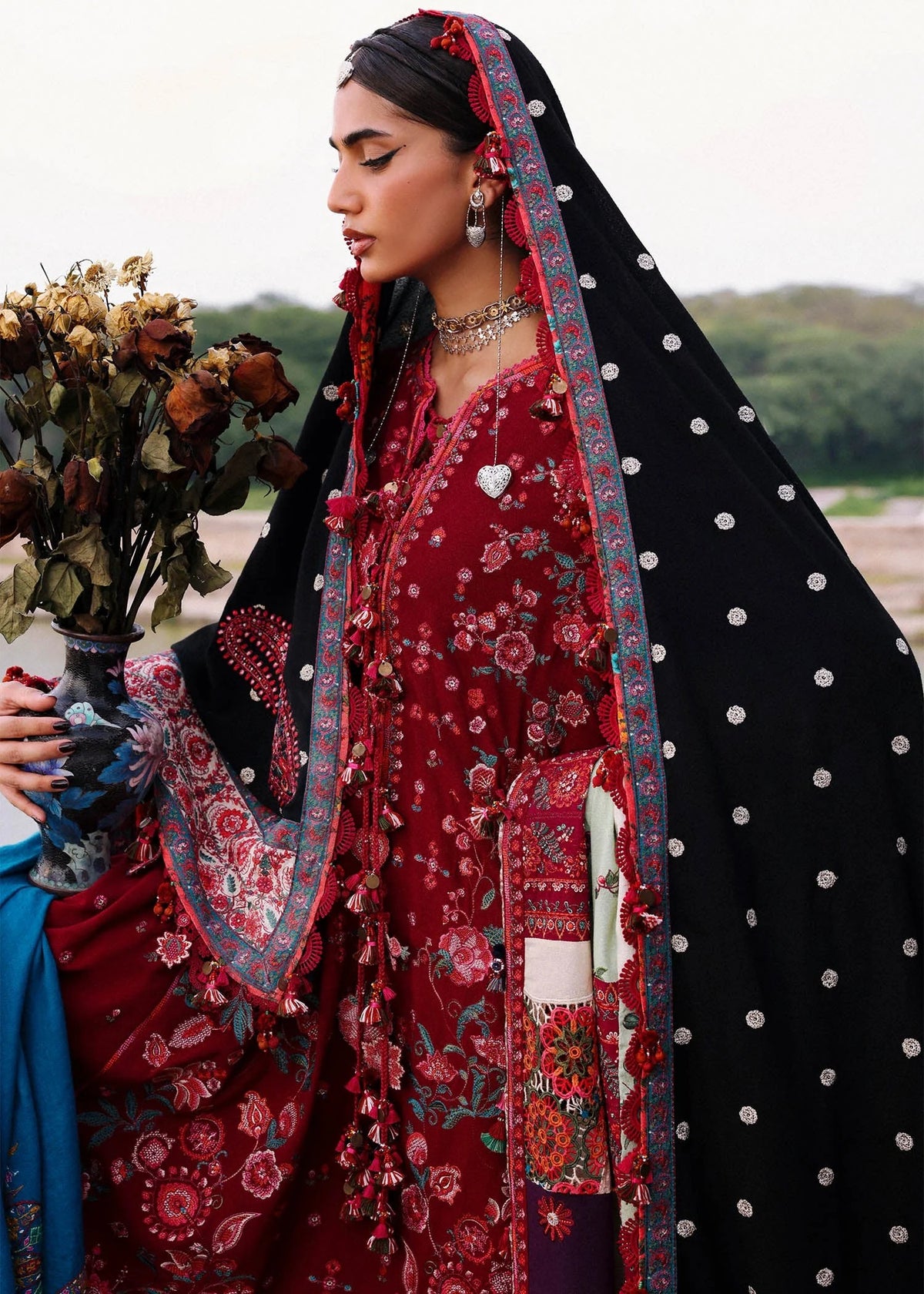 Hussain Rehar Stitched Karandi Winter Collection 2025 Pankhuri