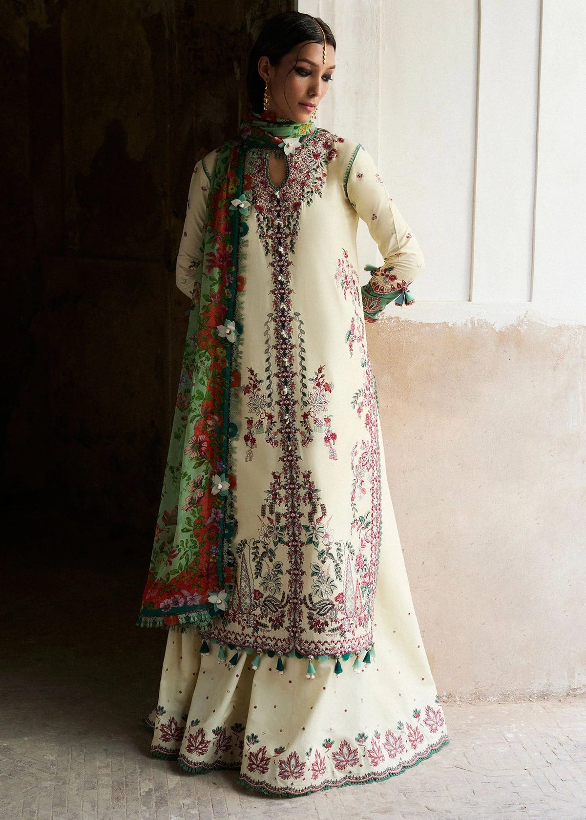 Hussain Rehar Nirmal SS 25 – Sahil - STITCHED