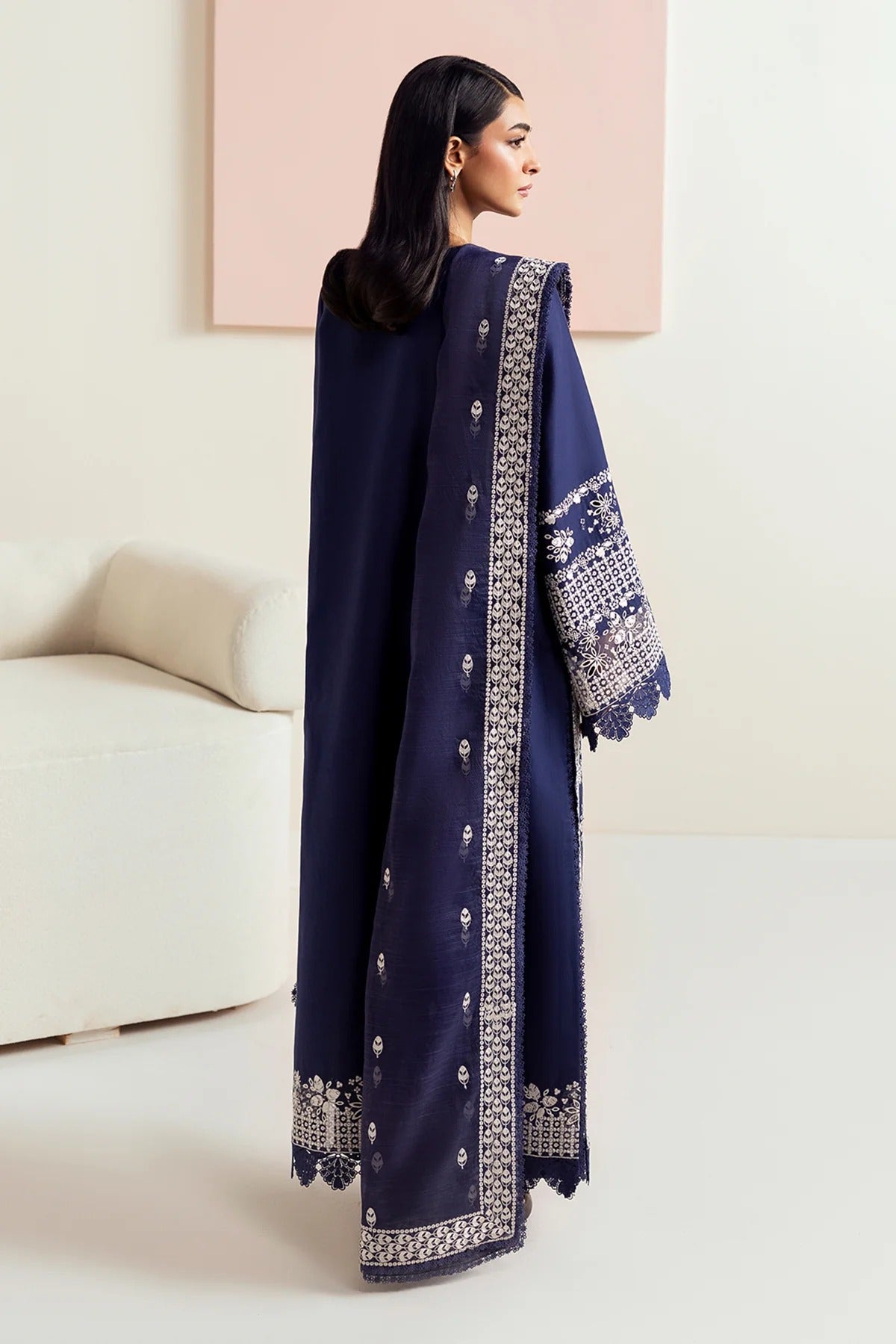 Afrozeh 10036-Indigo Plum-Basic Pret' 2025