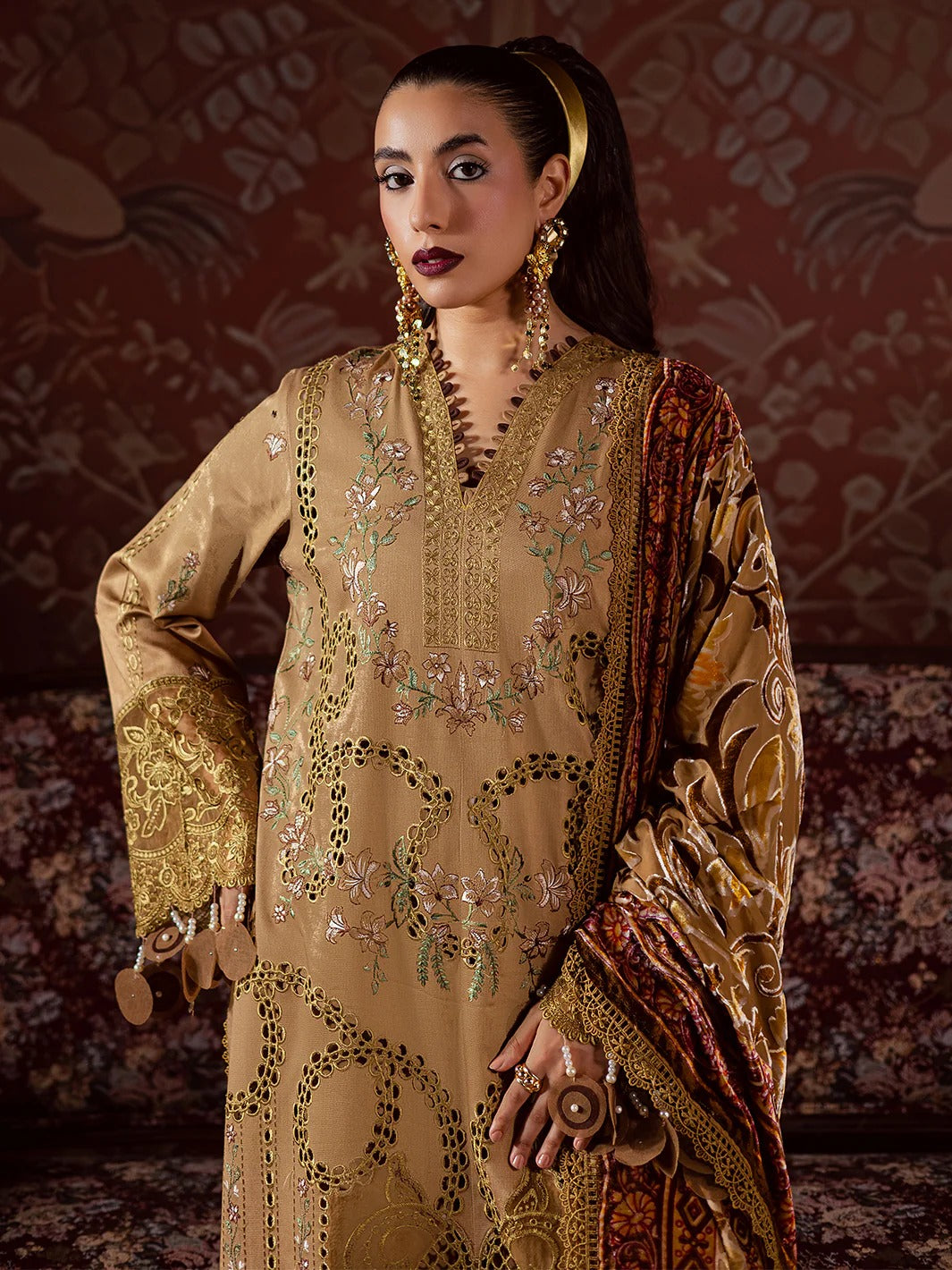 Amelia Luxury Winter '25 CK-006 | 3 PC Kotrai