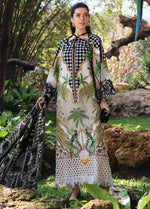 M Prints by Maria B Stitched Lawn 3 Piece Suit D-05 A - Summer Collection