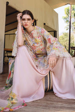 M Prints by Maria B Stitched Lawn 3 Piece Suit D-14 A - Summer Collection