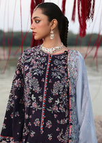 Hussain Rehar Stitched Karandi Winter Collection 2025 Rouge