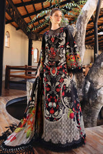 M Prints by Maria B Stitched Lawn 3 Piece Suit D-12 B - Summer Collection