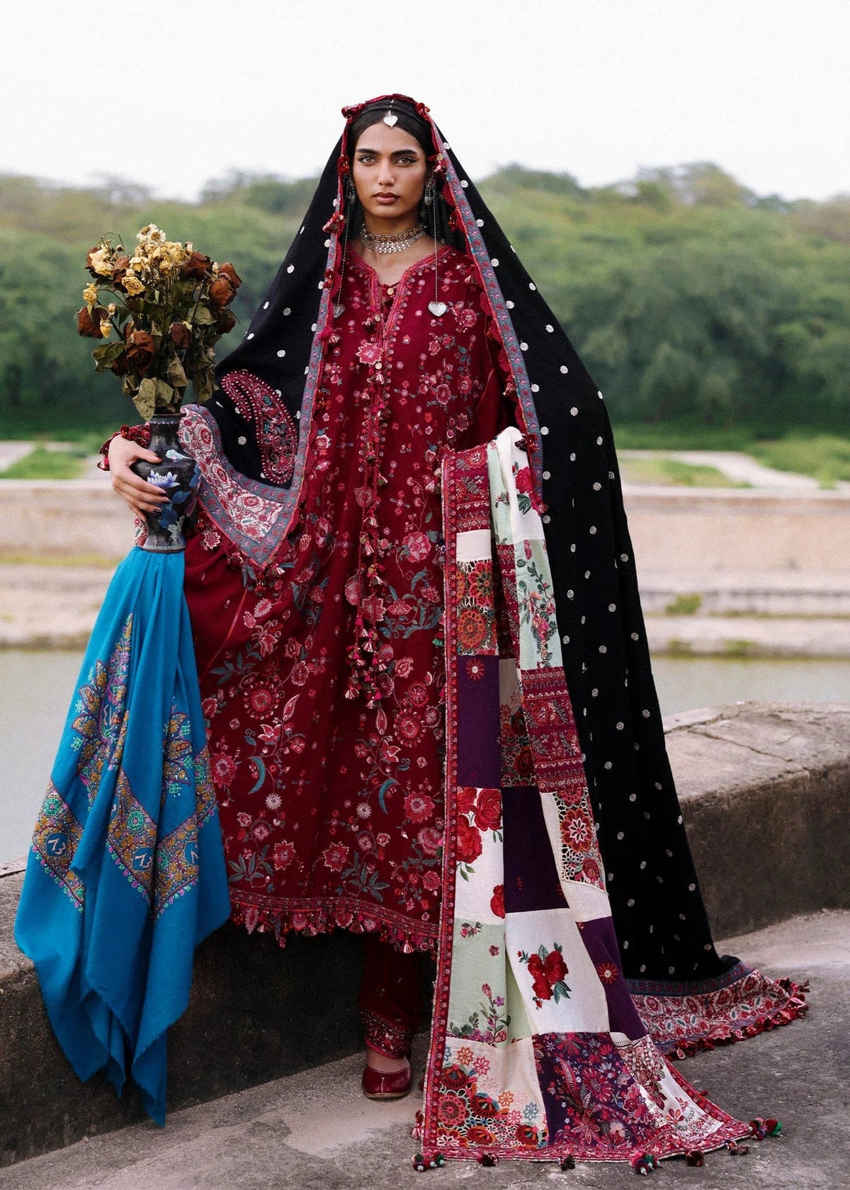 Hussain Rehar Stitched Karandi Winter Collection 2025 Pankhuri