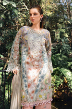 M Prints by Maria B Stitched Lawn 3 Piece Suit D-10 B - Summer Collection