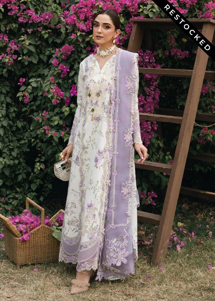 CRIMSON LAVENDER FALL - D5B STITCHED