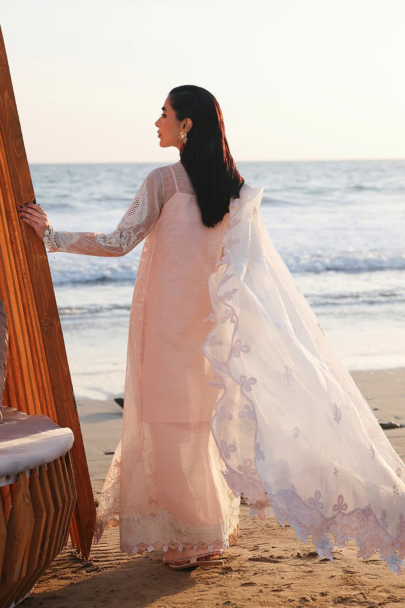 Qalamkar SA-06 Mahur dupatta detail