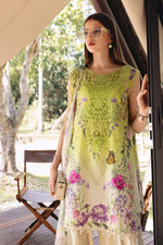 M Prints by Maria B Stitched Lawn 3 Piece Suit D-09 A - Summer Collection