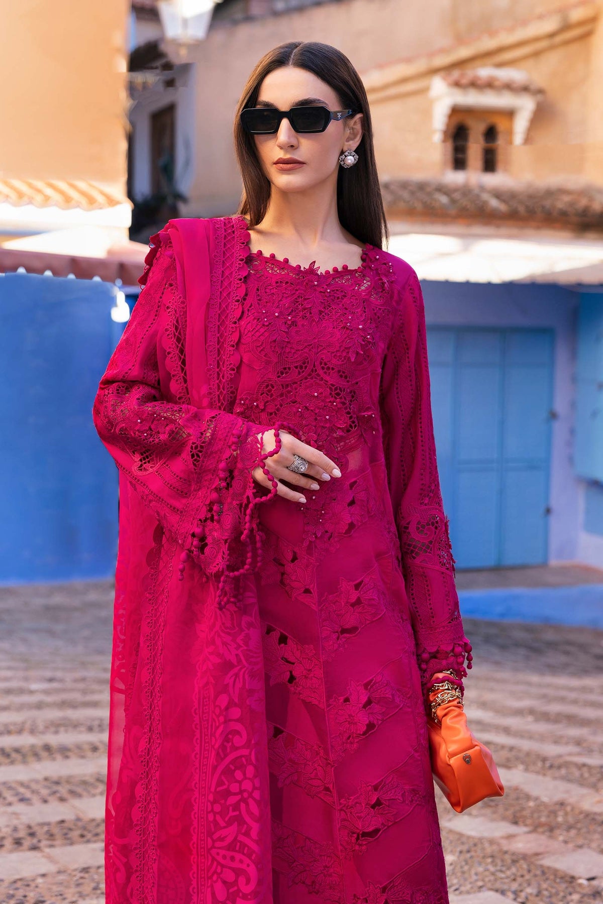 Maria B Original 3 PieceEmbroidered Lawn Suit | D-2508-A