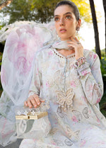 M Prints by Maria B Stitched Lawn 3 Piece Suit D-01 A - Summer Collection