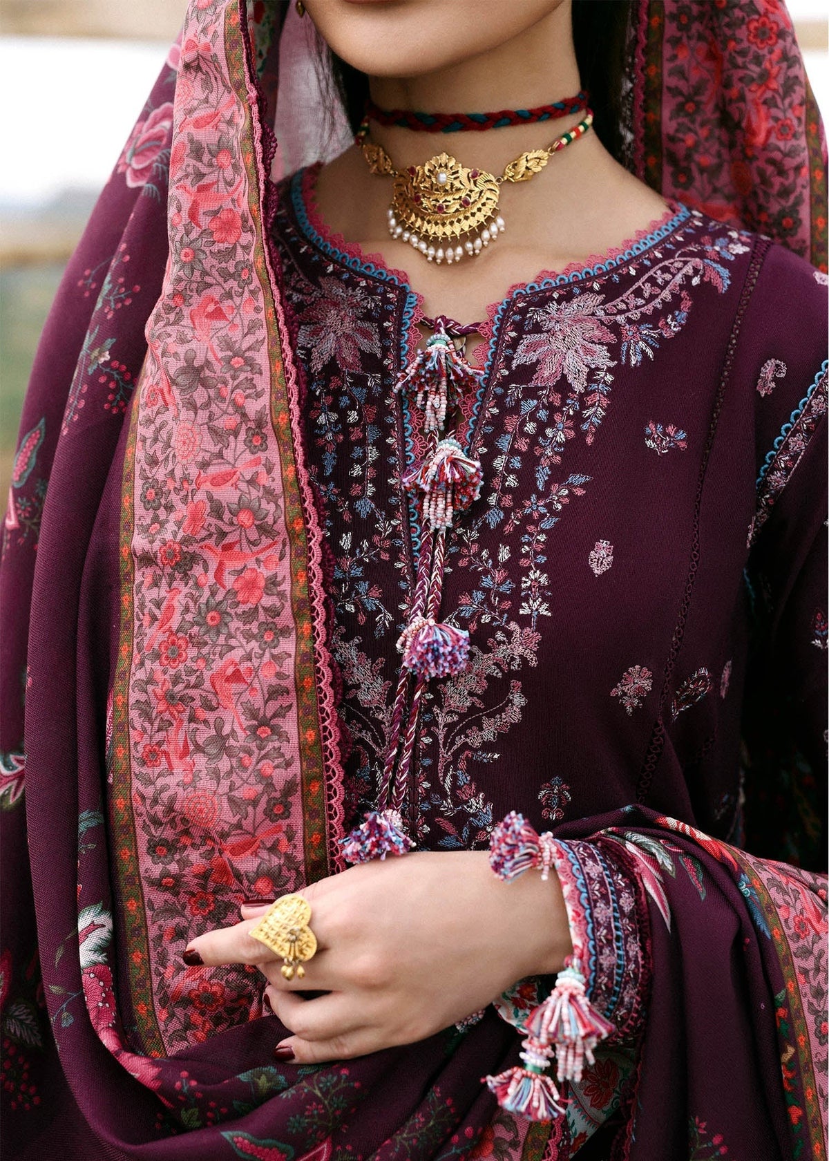 Hussain Rehar Jamni khaddar Stitched