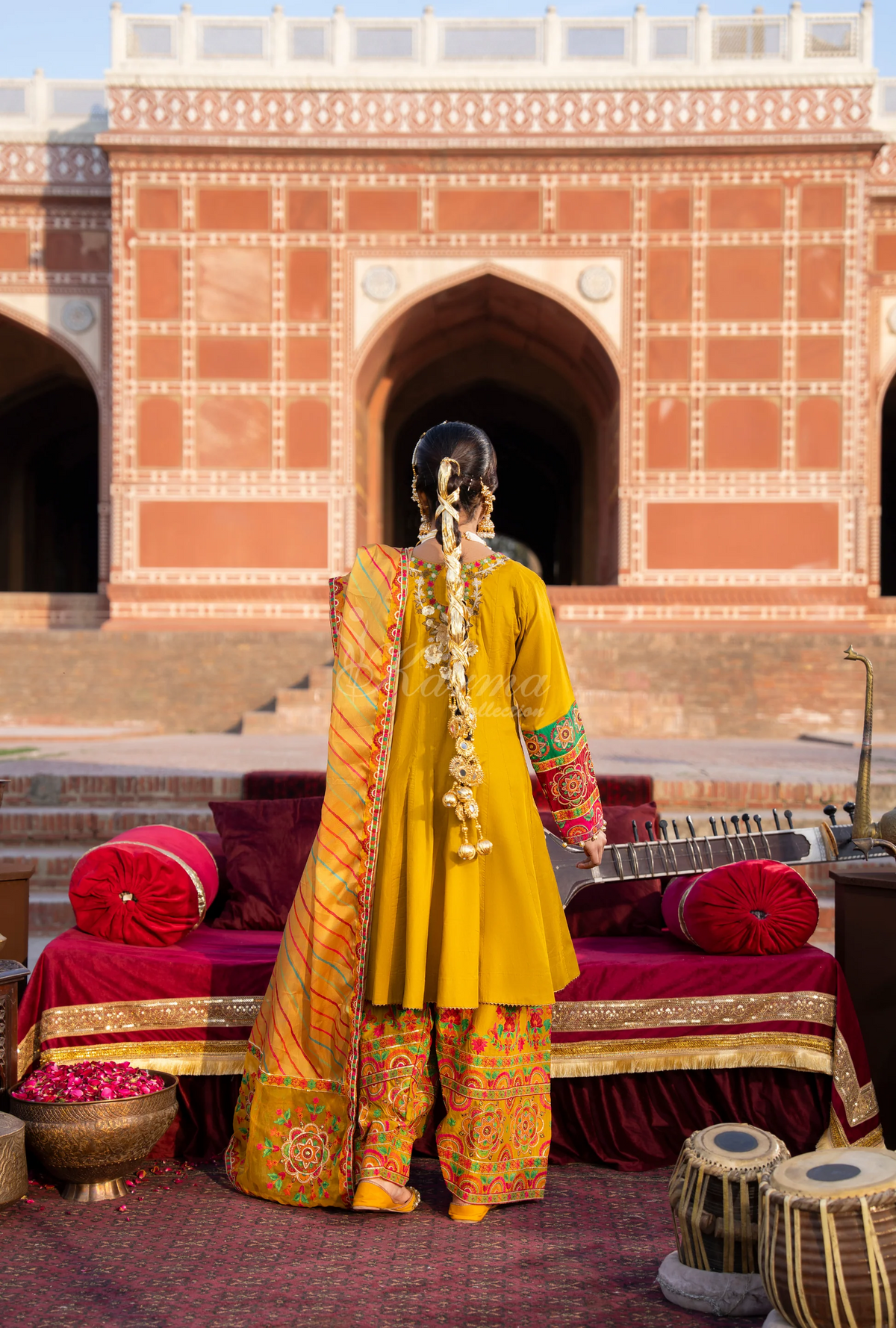 Chaand-Raat BY Karma Collection HONEY GOLD KC-1552