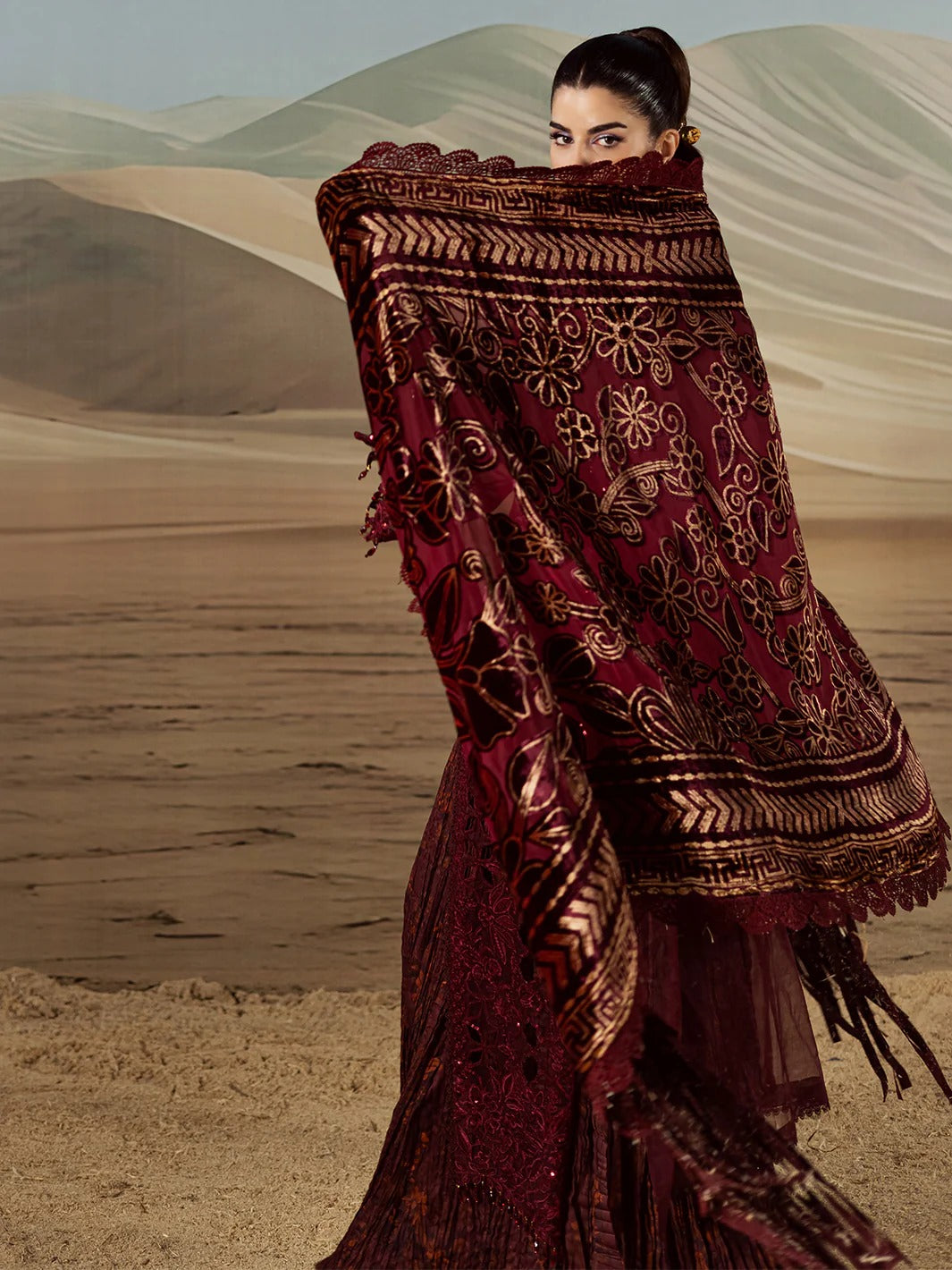 Amelia Luxury Winter '25 CK-007 | 3 PC Kotrai