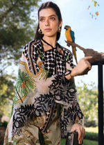 M Prints by Maria B Stitched Lawn 3 Piece Suit D-05 A - Summer Collection